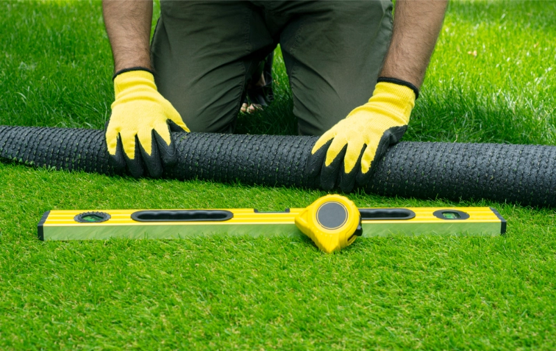 Artificial turf grass service